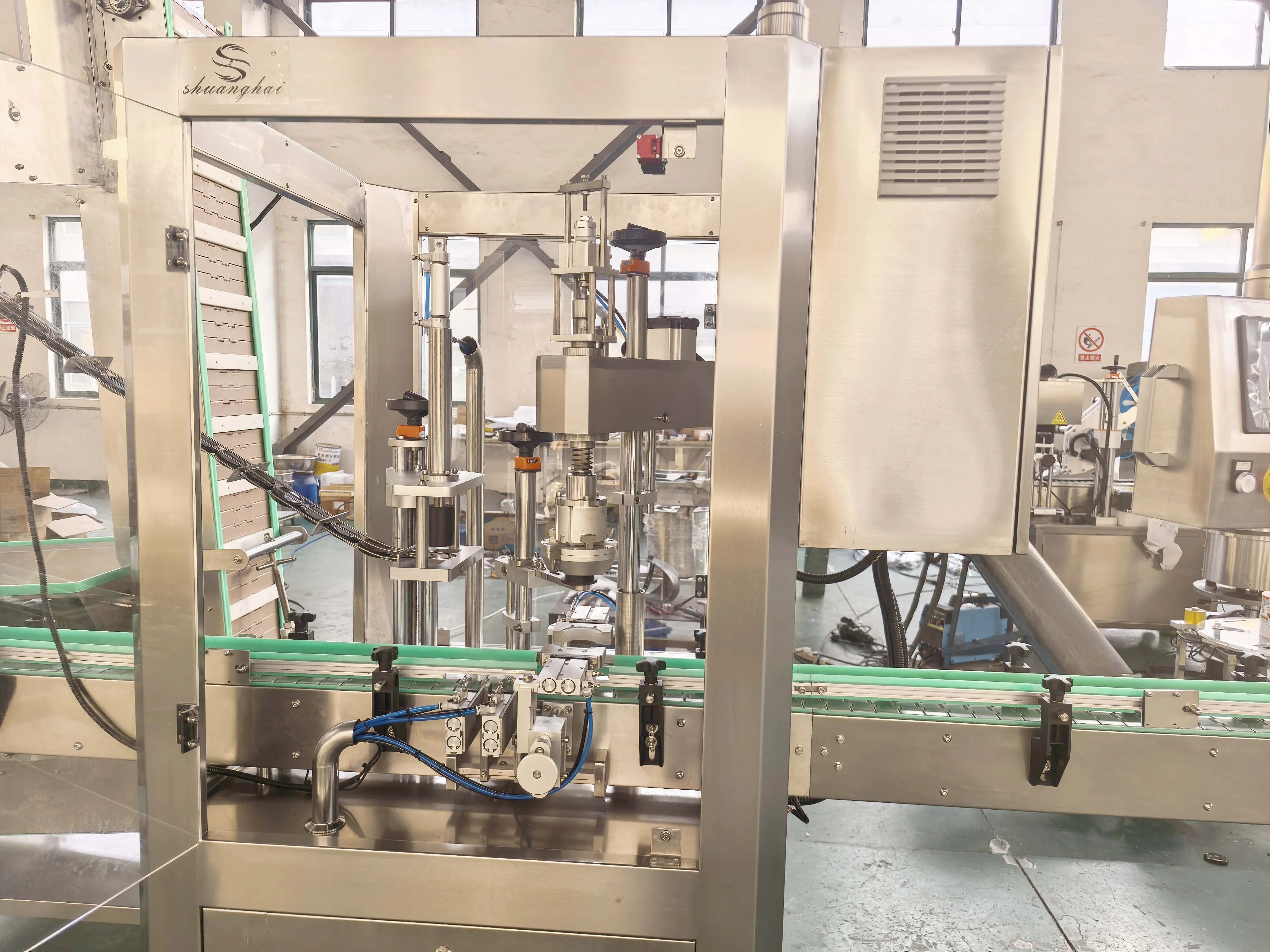 Automatic Glass Jar Filling Capping Line  for Jam Ketchup Honey Filler manufacture