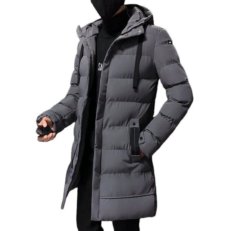 Wholesale Cotton padded coat men s long winter Korean edition trend thickened cotton padded jacket son winter new down cotton padded coat From