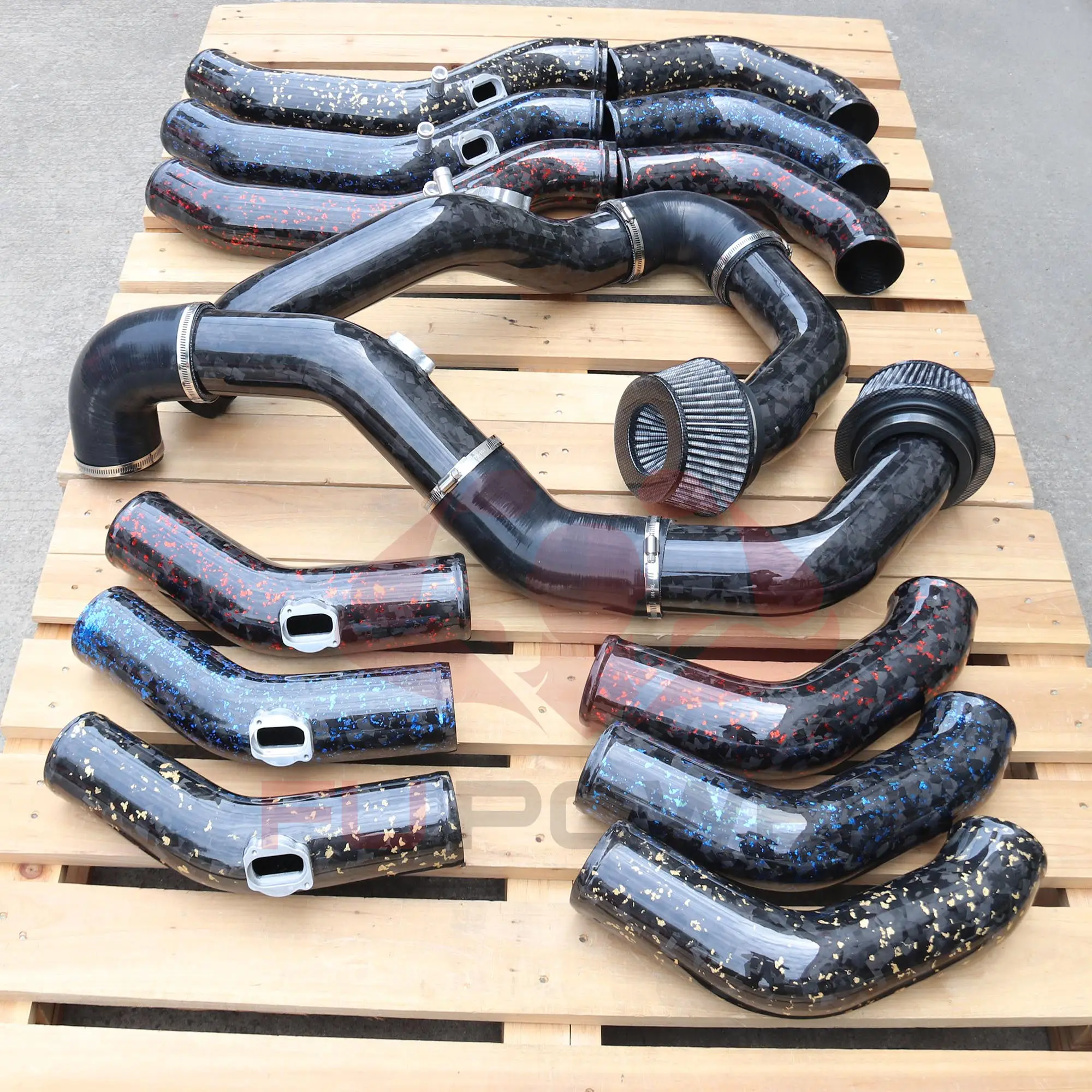 Dry Carbon Fiber Intake Manifold For BMW S55 M3 M4 F80 F82 F8X Custom Color Zkf