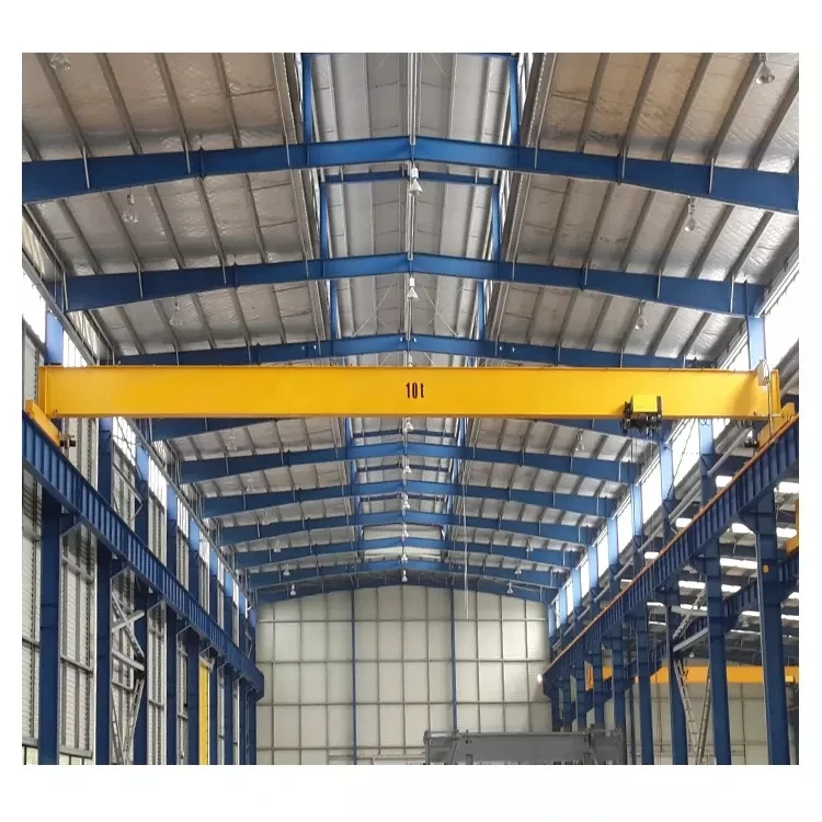 High Quality Euro Type Remote Control Electric 5 10 15 20 Ton Single Wheel Overhead Bridge Crane