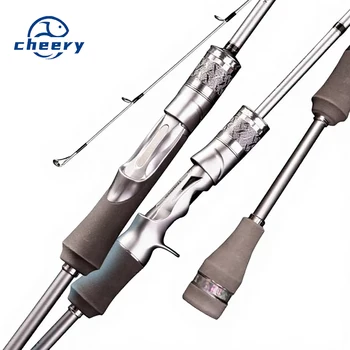 CHEERY Devil Hunter Silver Snake L Hardness Carbon Luya Bass Fishing Rod-Lure Fishing 1.8m-2.1m Sizes 2-Piece – Hard Lure – view 2