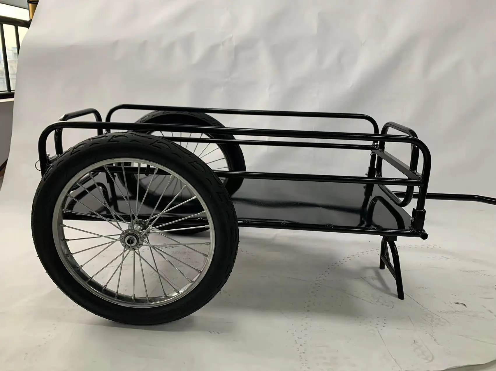 16' Wheelsquick Release Steel Large Cargo Bike Trailer Longer Trailer