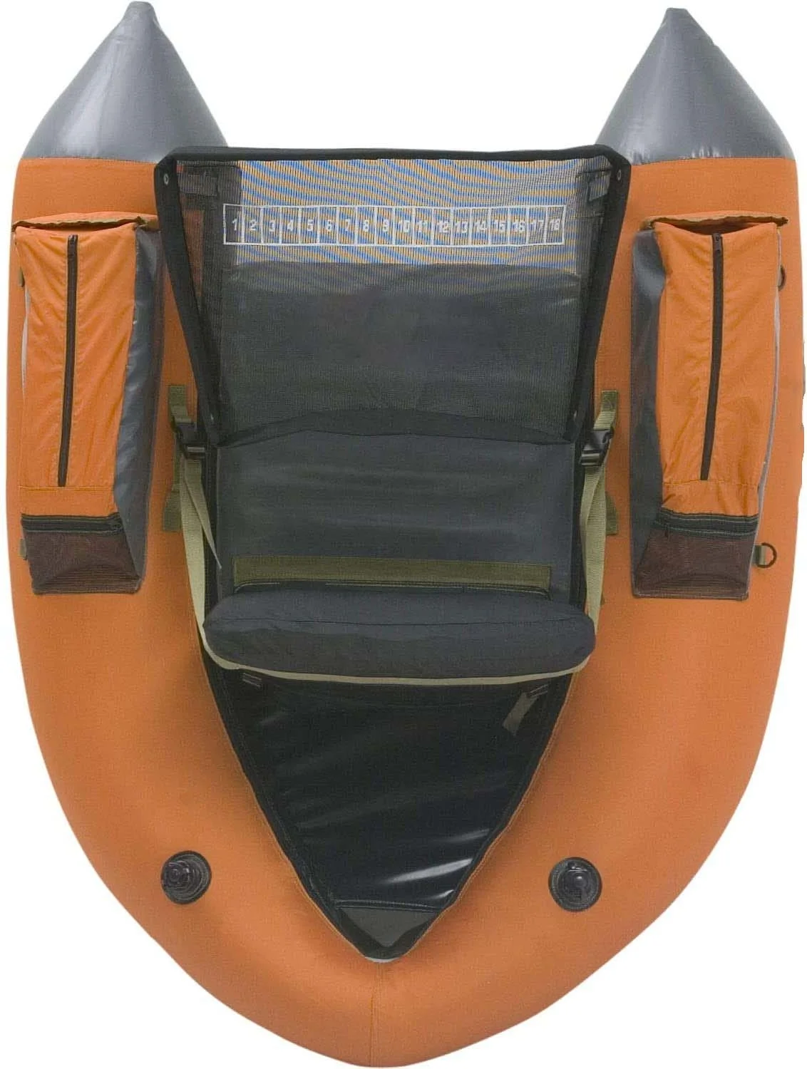 Made in China Customized 1.2mm Pvc Belly Boat Plastic Boat Fishing Boat  for One Person