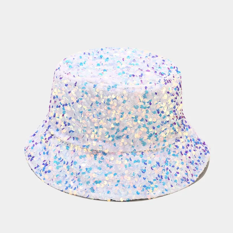 Sequin Bucket Hat Personality Trend 