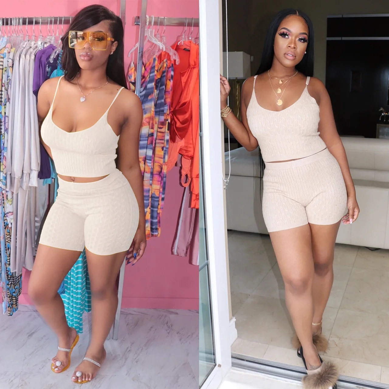 Женский велосипедный комплект из 2 предметов, летний комплект из 2 предметов, велосипедные шорты, женские спортивные шорты, спортивный костюм, велосипедные шорты с высоким берцем для женщин, 2021