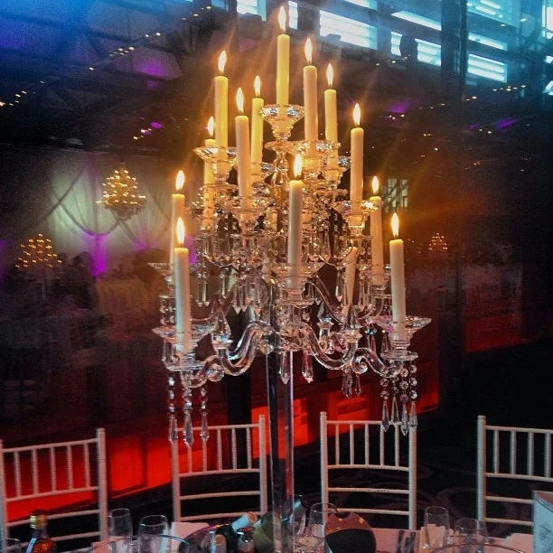 Candelabros De Cristal Para Boda,Candelabro De 100cm De Altura Buy