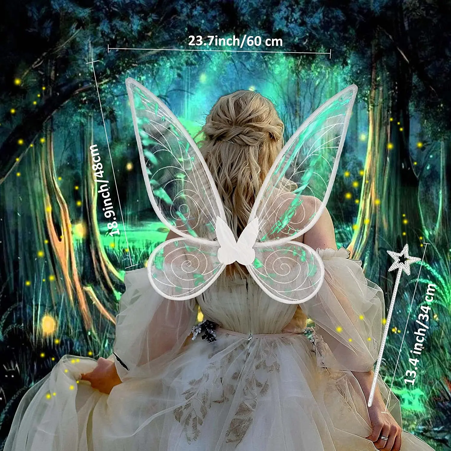 green emerald velvet dress Posy Fairy Wings  The Fairytale Wardrobe