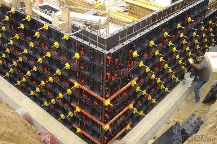 Circular Concrete Column Formwork Construction Plastic Adjustable for Building Project Plastic Formwork System