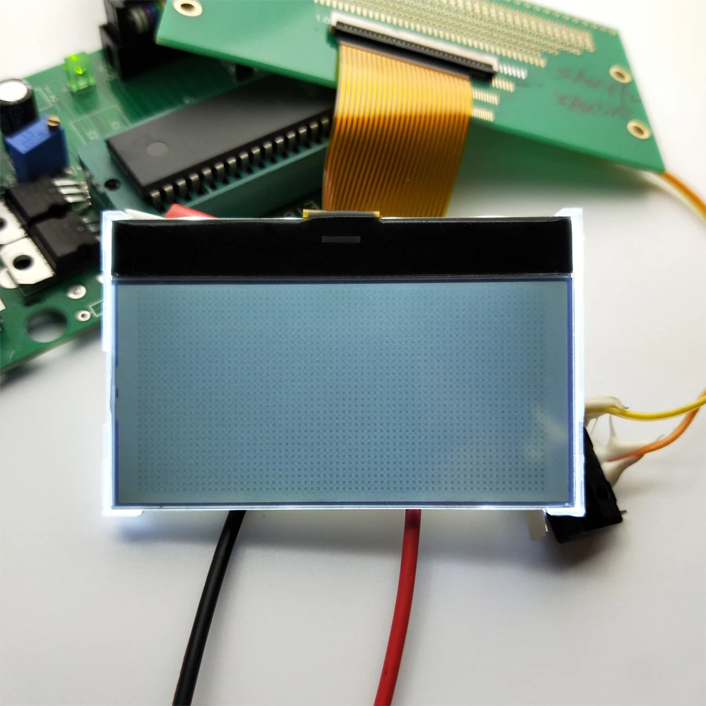 Fast Delivery 12864 LCD FSTN COG Positive White Backlight SPI 8080 Parallel 128x64 Dots Graphic LCD Module For Radios