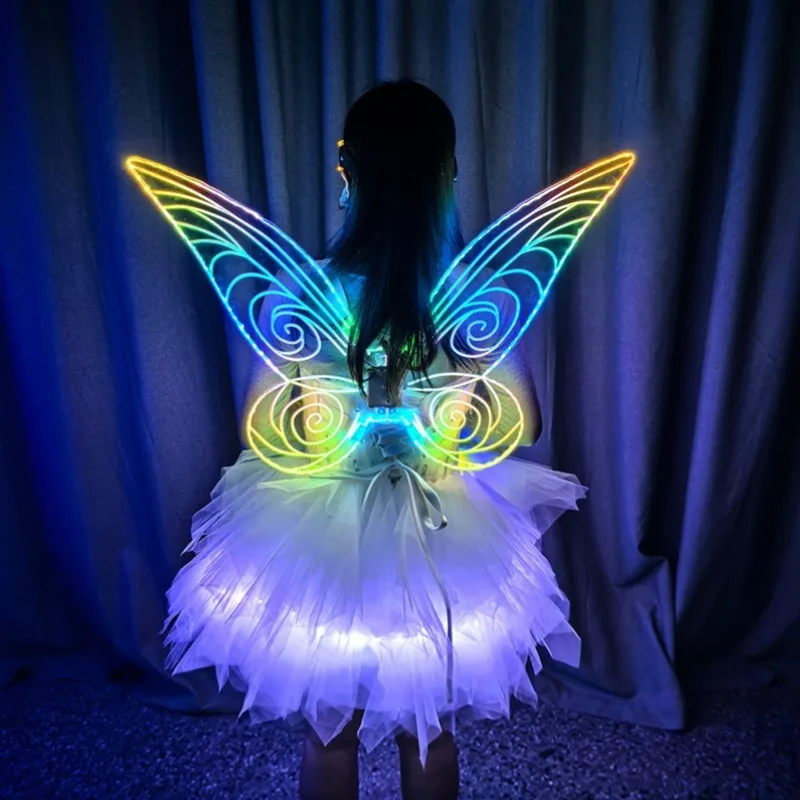 sachin and babi light blue dress dark fairy makeup Prompts