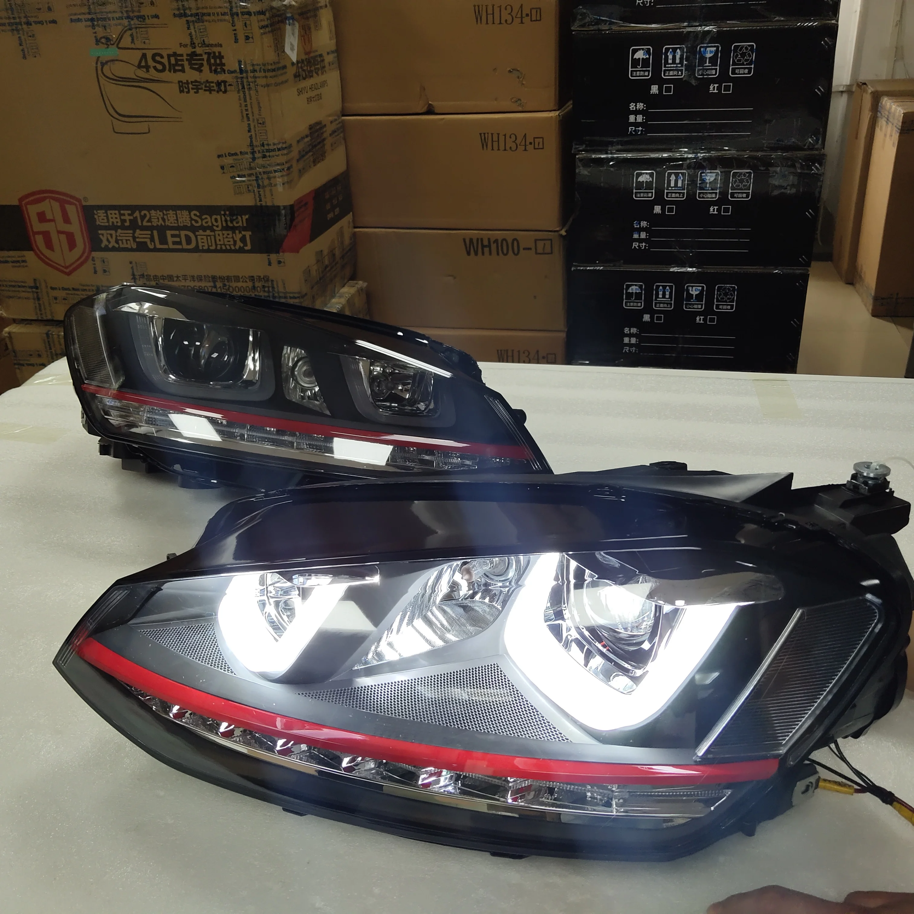 SY Light For Golf 7 Headlight GTI Style 2013-2014 Year For