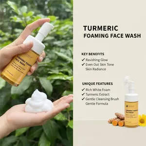 Noyeon Moq 120ml Turmeric Custom Skin Care Facial Liquid Cleanser Vegan Organic Deep Cleansing Brightening Product hot selling hot selling