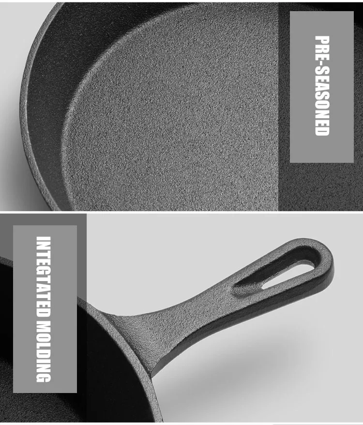 High Quality Cast Iron Nonstick Cooking Frying Pans Nonstick Pots And