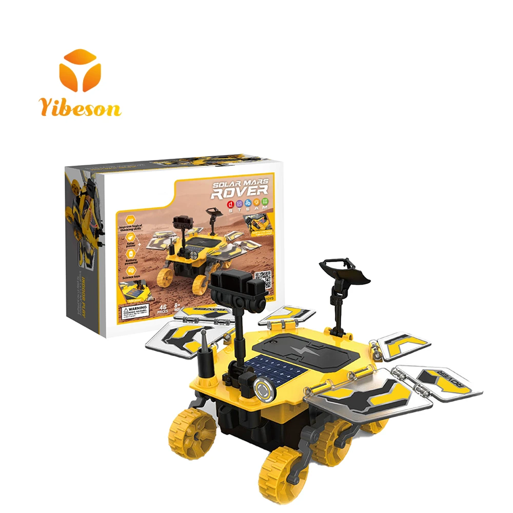 Креативный подарок науки и техники развивающие 46 PCS сделай-сам в собранном виде стержень с питанием от солнечных батарей автомобиль игрушка для детей