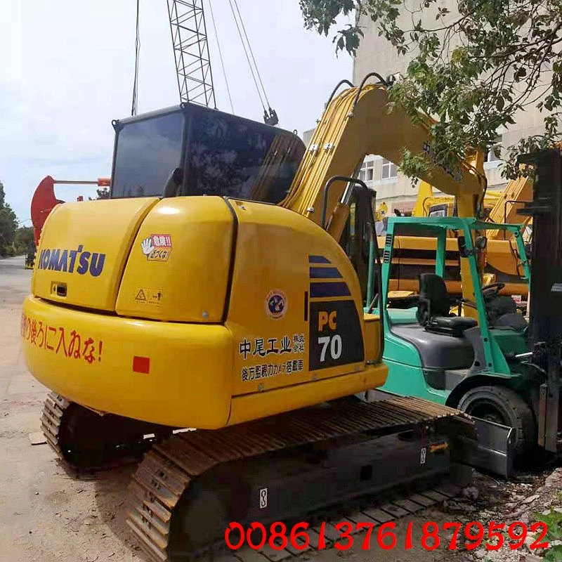 Used Mini Hydraulic Excavator Komatsu PC70 for Sale
