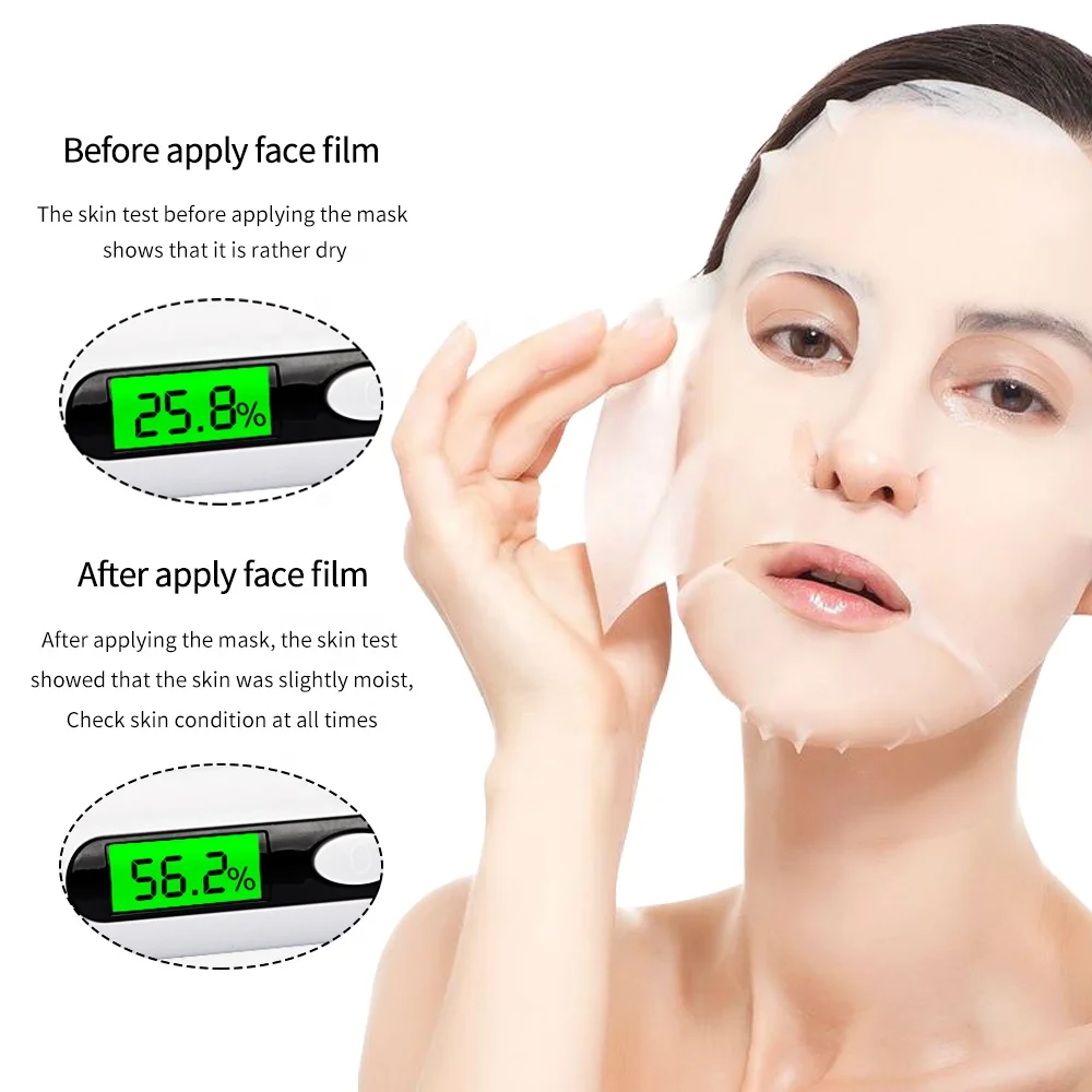 Skin Moisture Tester Custom Digital Skin Care Health Tester Pen Body Facial Moisture Oil Tester Skin Analysis With LCD Display