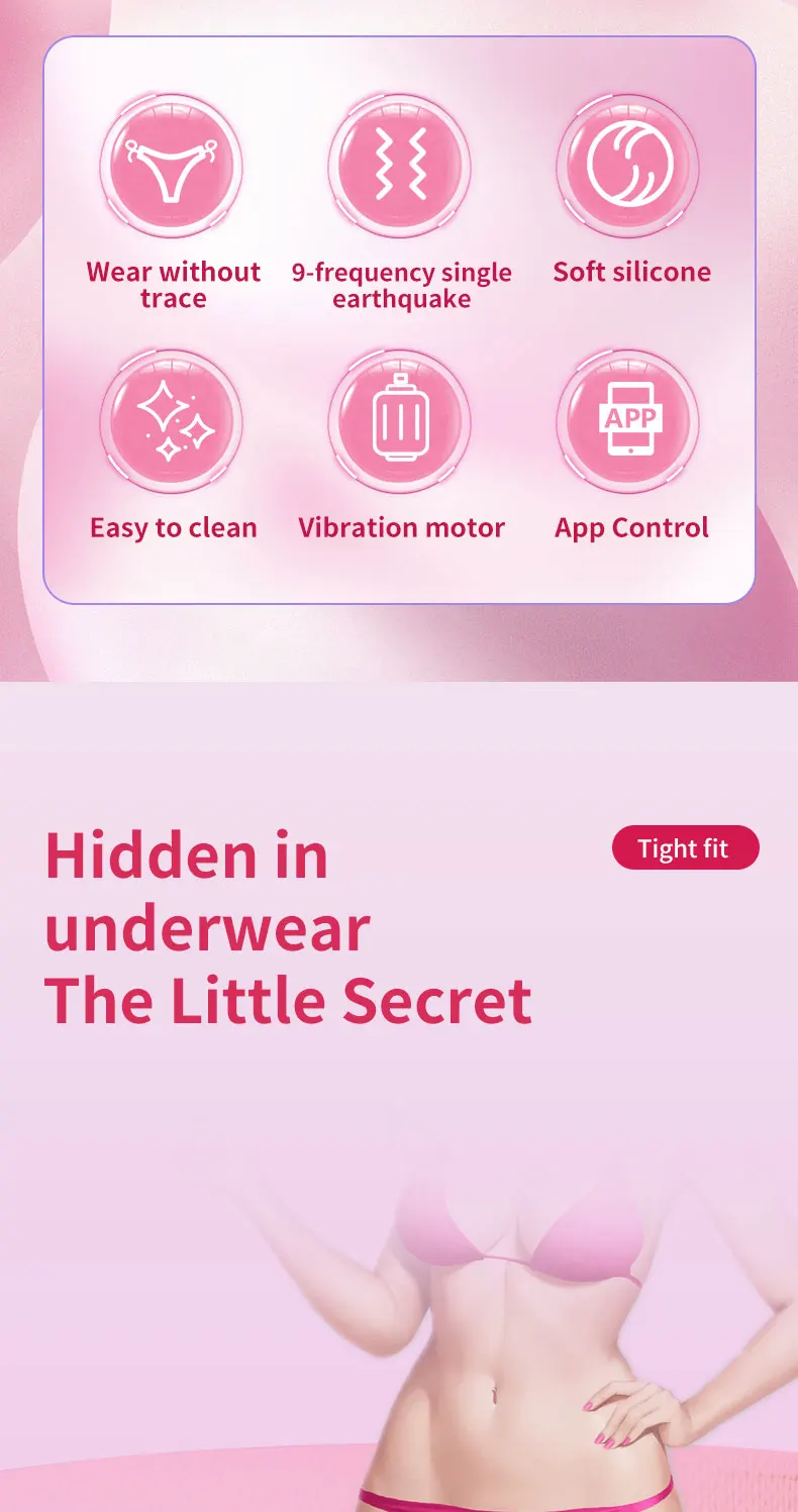 Amoura panty vibrator side-angle view showing compact profile