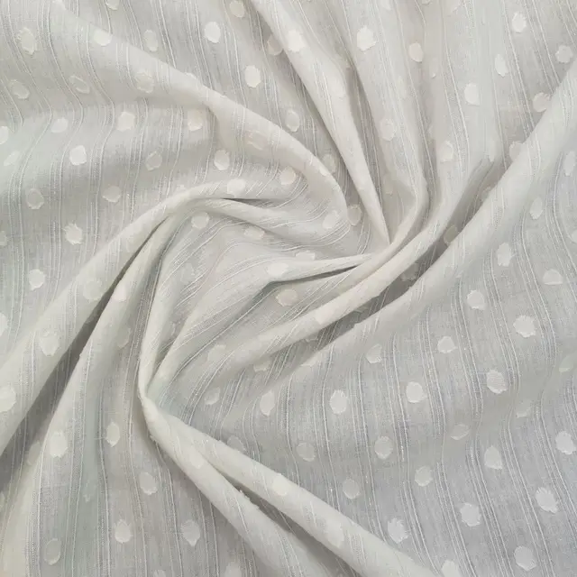 Cotton silver silk jacquard circle cut fabric spring/summer women's fabric clothing home textile decoration fabric SS18785