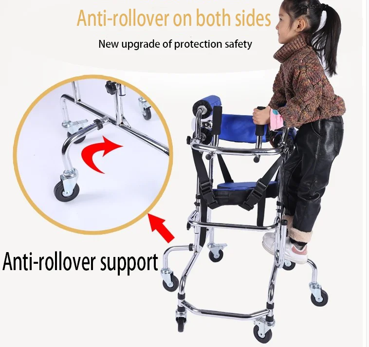 Hot sale wholesale walking aids and stainless steel folding children walker