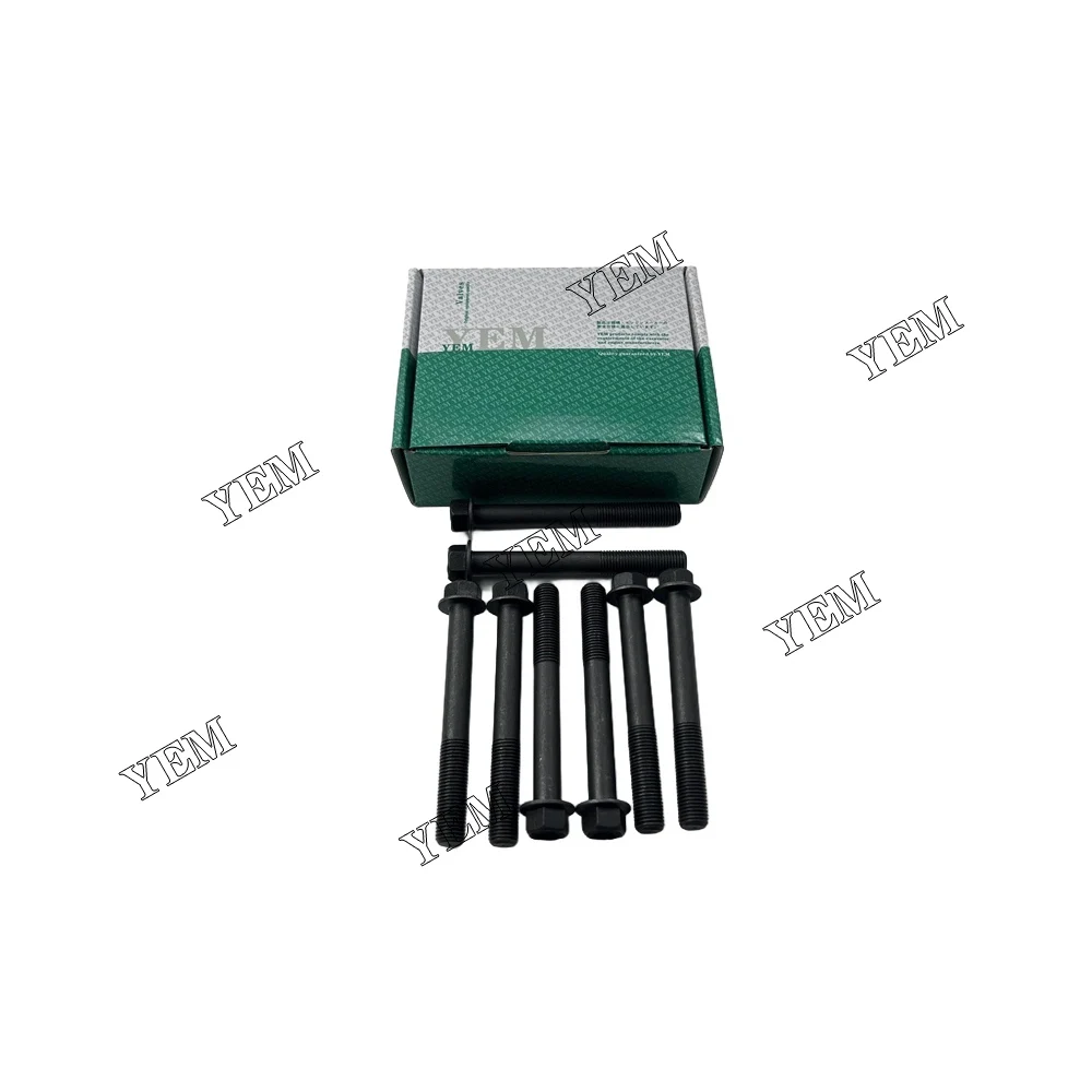 For Mitsubishi Excellent Quality 4D32 Cylinder Head Bolt Set Engine Rebuild Kit Universal Engine Parts