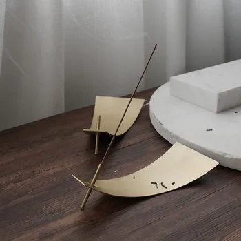 56H High Quality  Customize Logo Incense Holder, Minimalist Style Incense Burner Incense Stick Holder