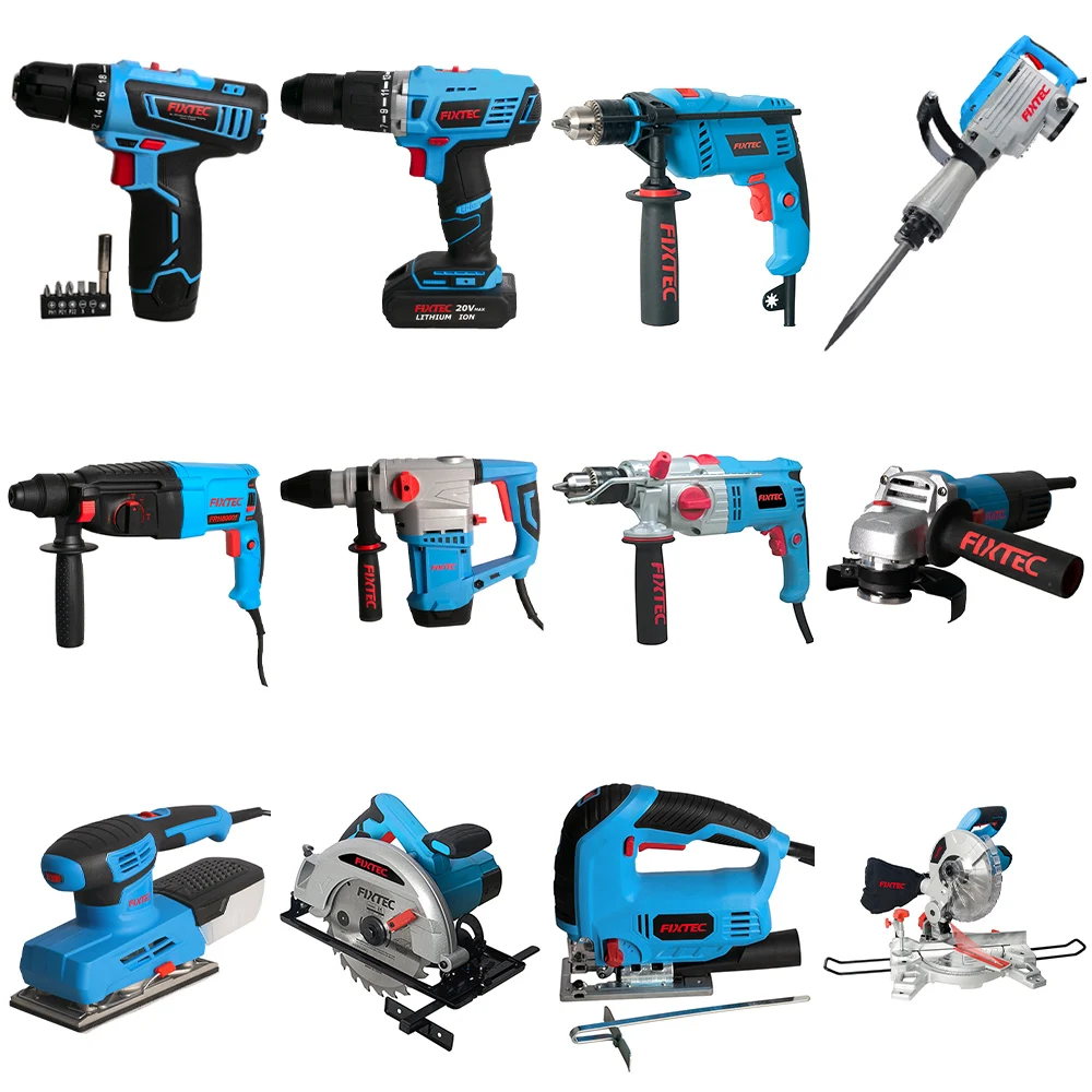 FIXTEC Variable Speed 900W Electric Grinders Side Switch 125mm Angle Grinder
