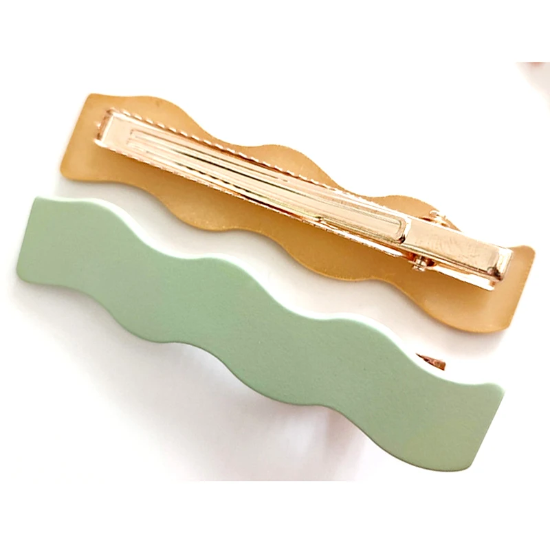 Ретро волнистая заколка для волос Sen Шпилька с одним словом заколка-пряжка аксессуары