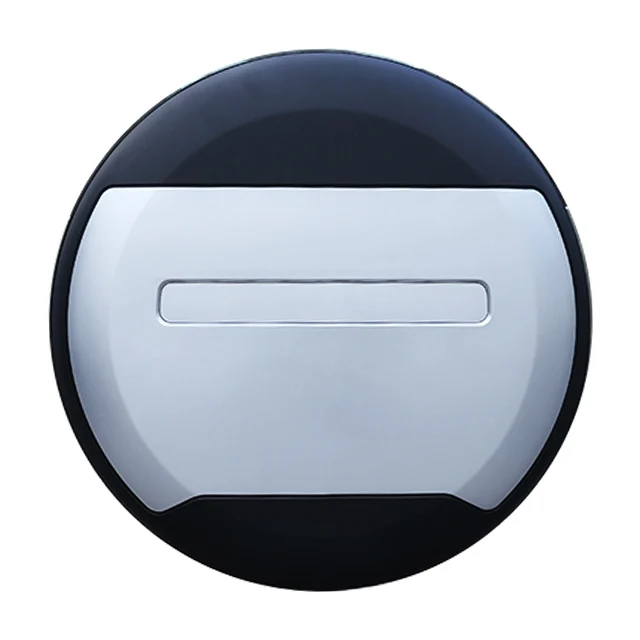 Black or White Tire Cover Exterior Accessory ABS Spare Wheel Cover for Land Rover Defender Rear Door Compartment Tire Cover
