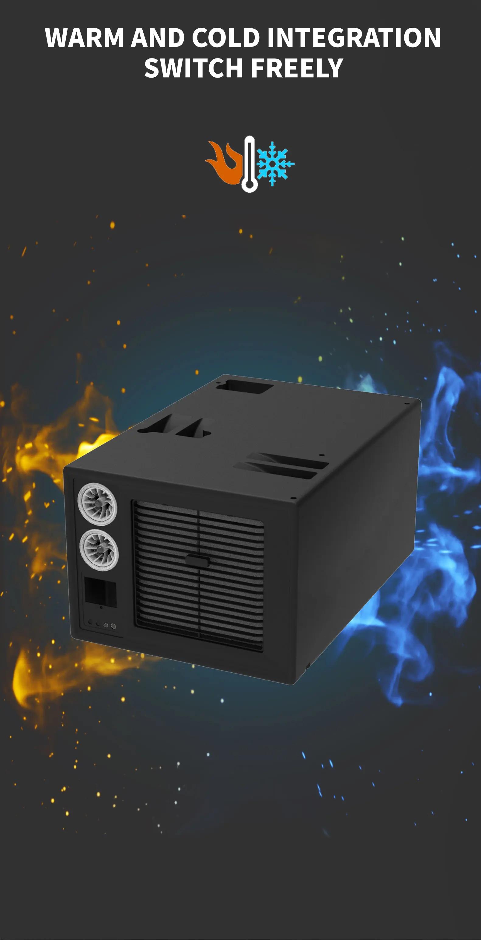 Under Bench Air Conditioner 220v Cooling Heating Parking Cooler Rv Air