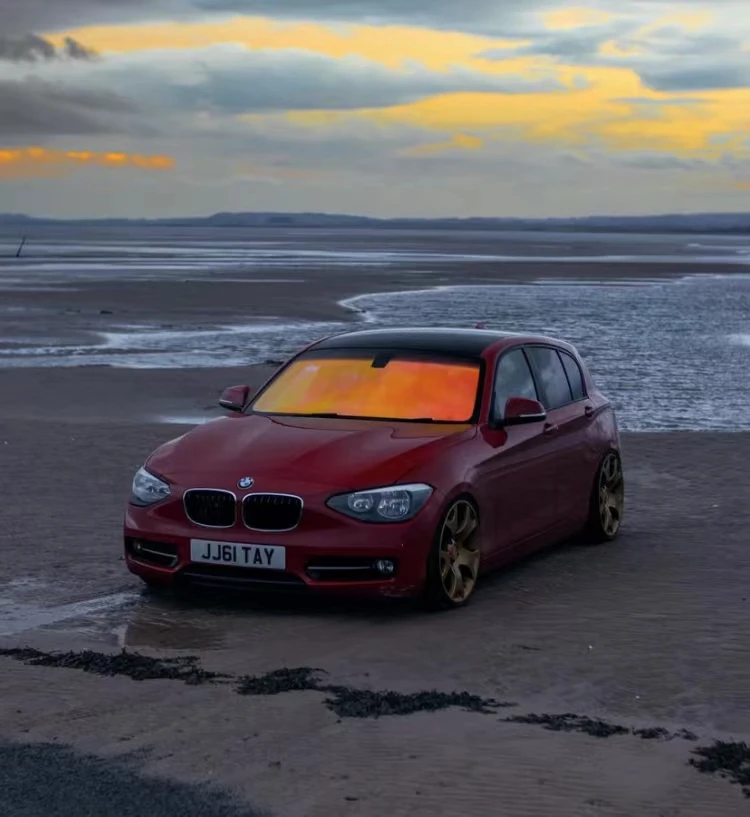 Ksb Sunset Red Chameleon Tint Vlt 80 Pink Chameleon Tint Film Car