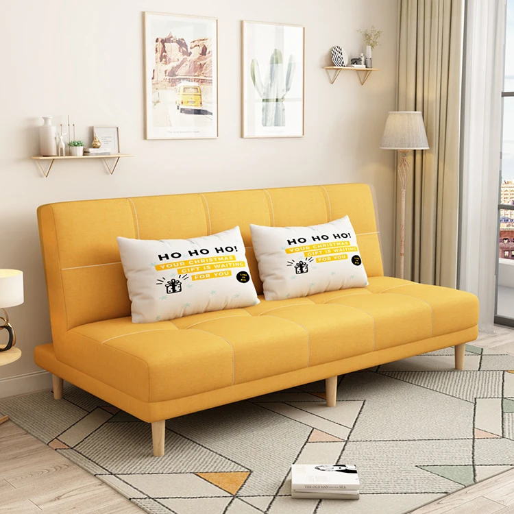 Folding Living Room Furniture Modern Small Foldable Cotton Space Saving ...