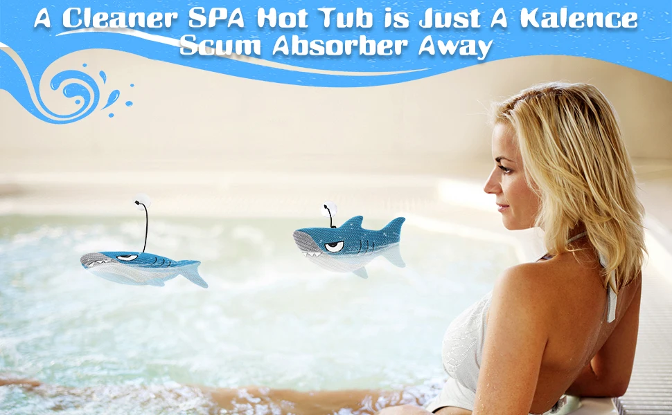 Hot Tub Scum Absorber Spa Cleaner Reusable Oil Absorbing Sponge For
