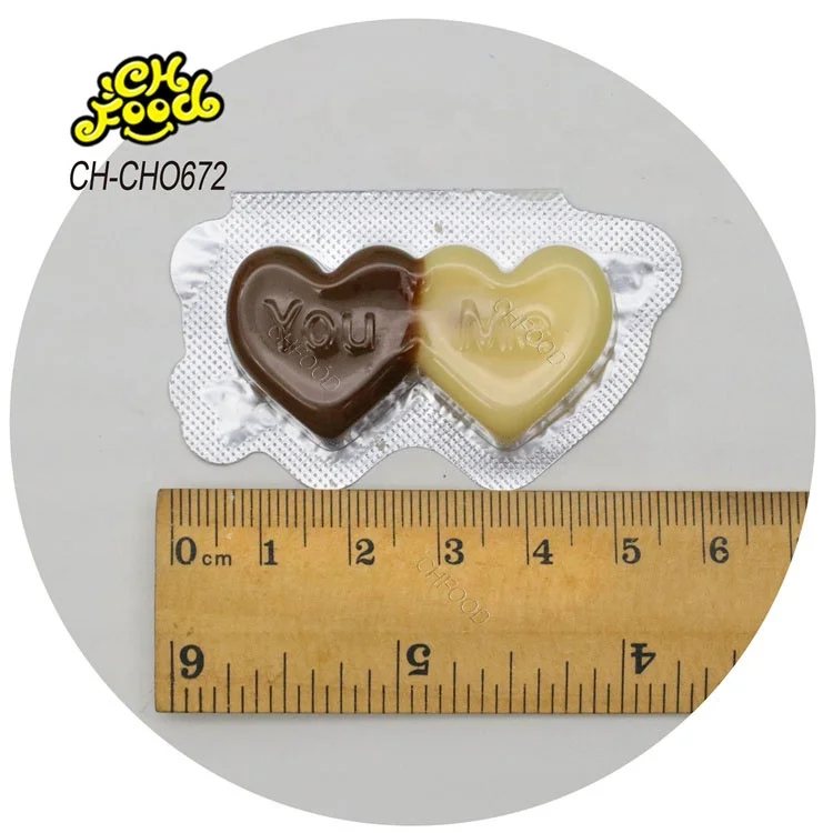 Hot Selling Wholesale Cheap Love Shape Chocolate Biscuits OEM Halal 3in1 Cookies Mini Ball Dip Chocolate Spread