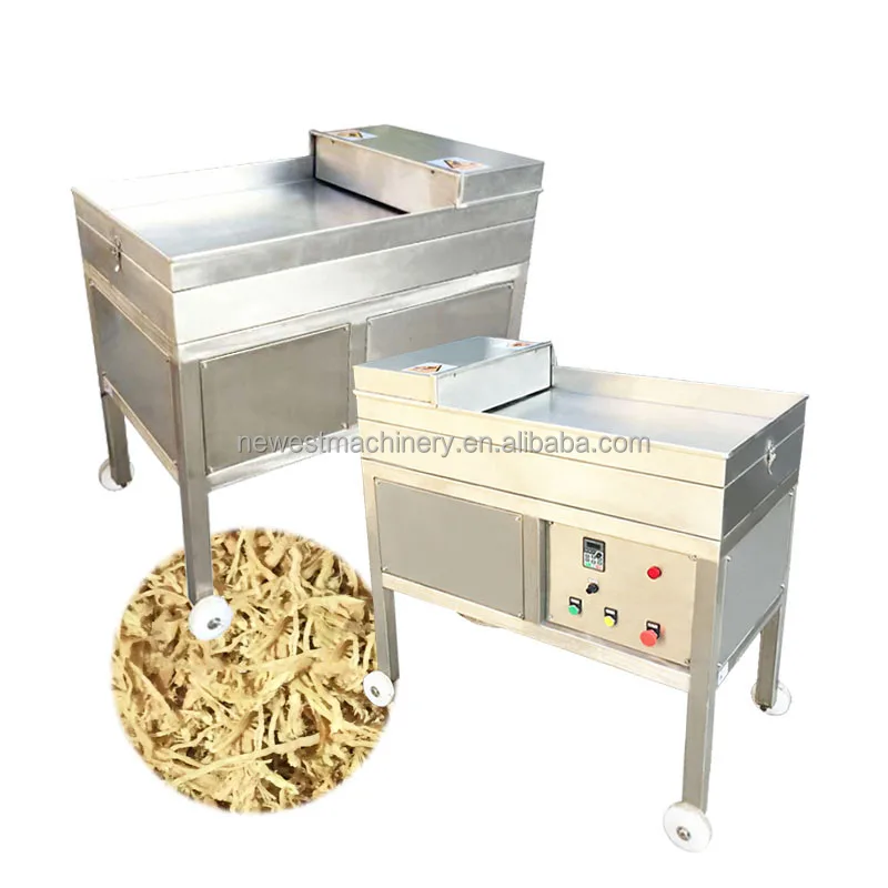 200~500kg/h Inverter Automatic Cooked Chicken Breast Meat Shredder