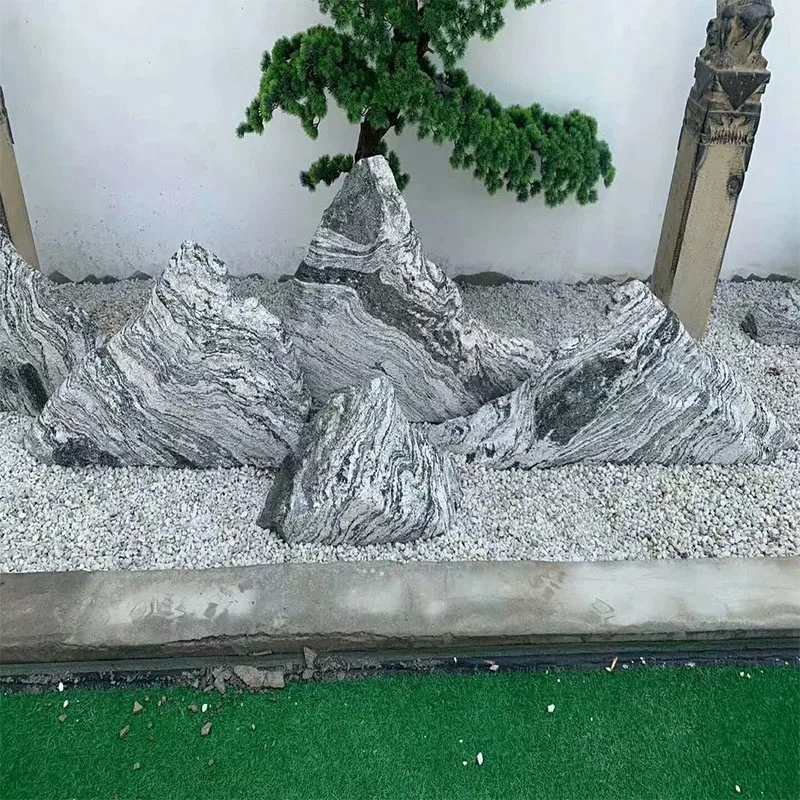 product modern garden rock large landscape rock custom size natural white granite for hotel landscaping design prices-8