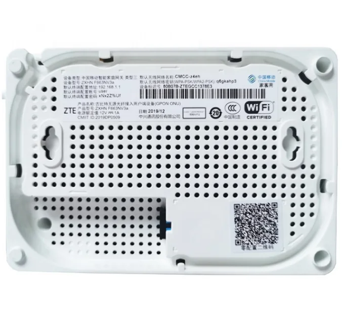 ZTE F663NV3A/F663Nワイヤレスネットワークcatルーターオールインワン