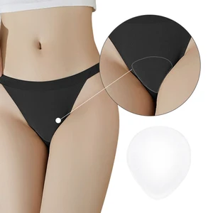 Camel Toe Pad Wholesale Seamless Self Adhesive Waterproof Concealer Reusable Invisible Camel Toe Panties Silicone for Women