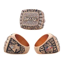 2000 Los Angeles Lakers Championship Ring Kobe Ring Men's Alloy Diamond Jewelry Fashion Classic Ring Custom Wholesale