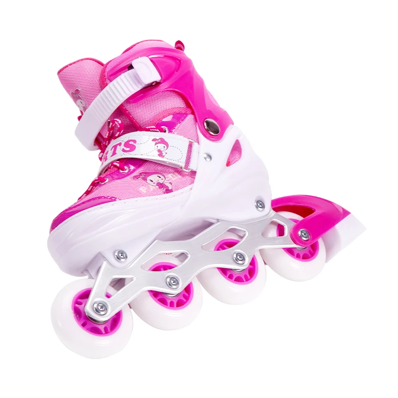 Wholesale Cheap Flashing Wheels pink Inline Skate Roller Skates Girls for  Kids