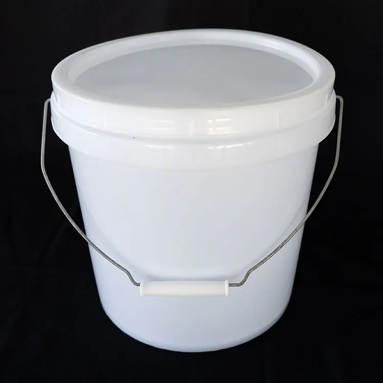 Plastic Bucket with Metal Handle and Lid - Food Grade - 1L, 2L, 5L, 10L, 20L