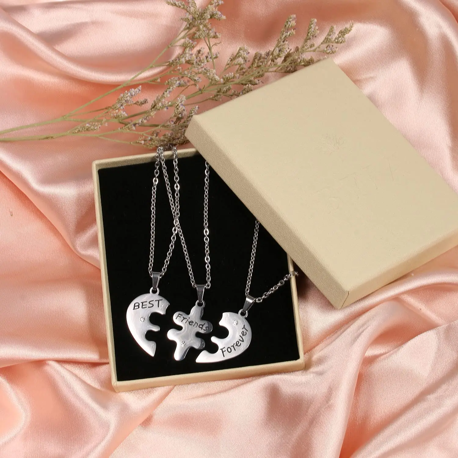 Best Friends Forever Necklace Piece Wholesale Stainless Steel