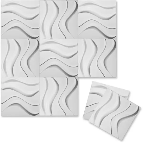 Interior and Exterior Decorative Plastic 3d Wall Tile Wall Panel 3d