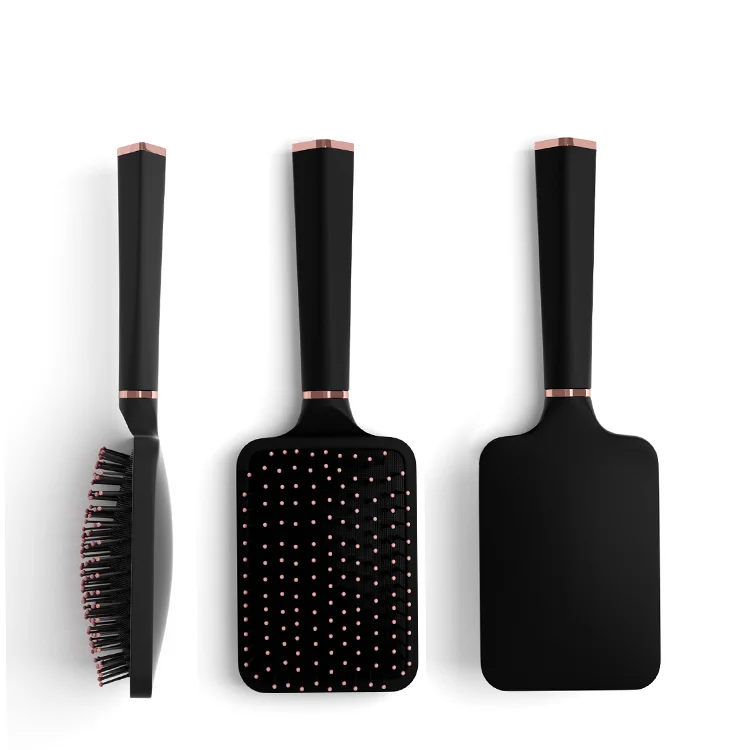 Кисть для парика с Логотипом Фабрики, оптовая продажа с индивидуальным логотипом, Большая квадратная частная этикетка, подушка для волос