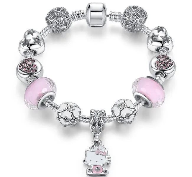 Hello Kitty Blossom Charm Bracelet - Bracelets - Faeri | Fairy Core Unique  Handmade Jewelry in Los Angeles