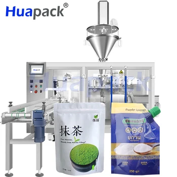 Automatic Horizontal Flat Pouch Premade Doypack Pouches Sealing Filling Powder Packing Machines Manufacturer