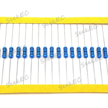 100 Resistori A Film Metallico 5,1 Ohm 1/2W – ±1% Tolleranza, Per Arduino E Progetti Elettronici