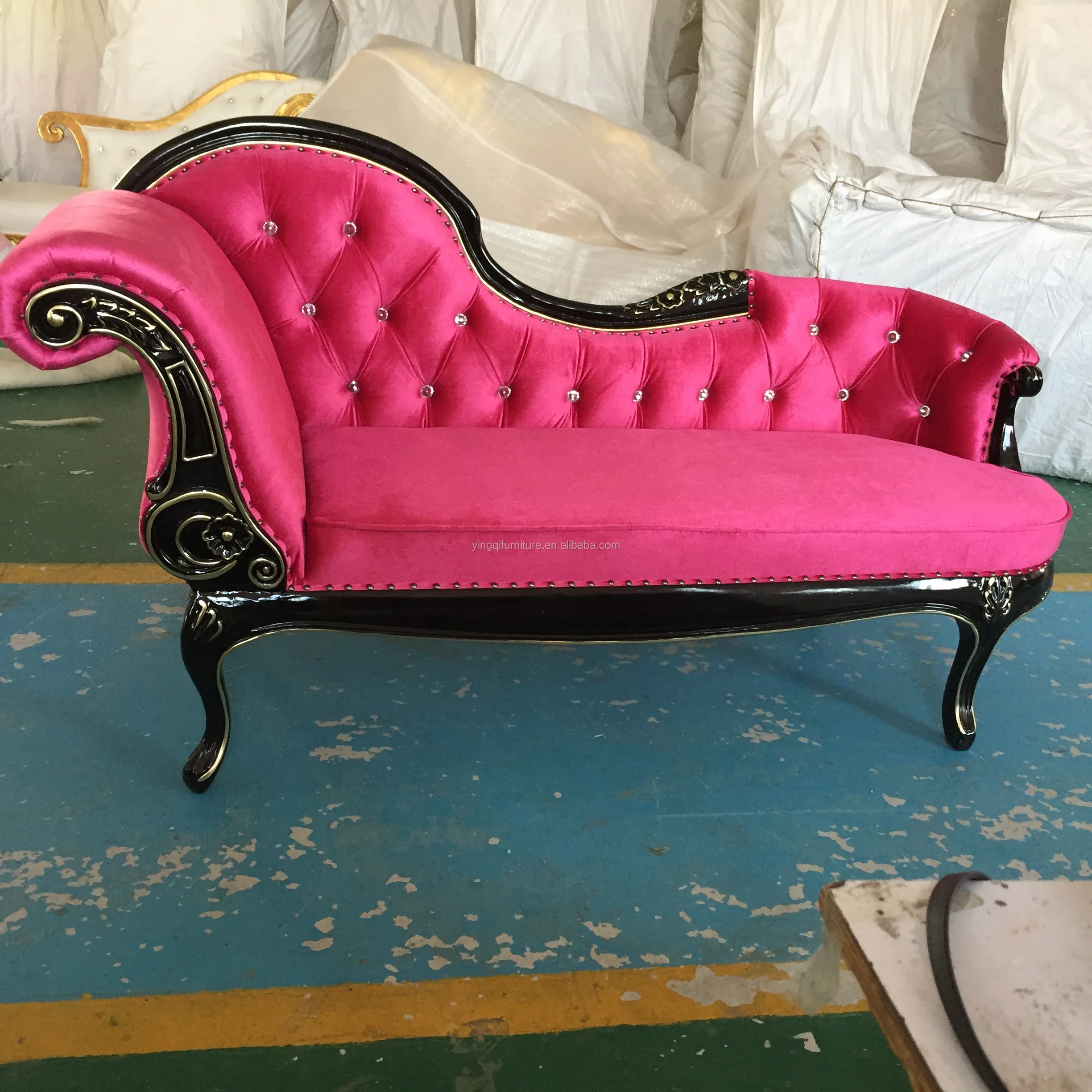 Luxury Wooden Fiberglass Carving Wedding Bride and Groom Royal Chaise