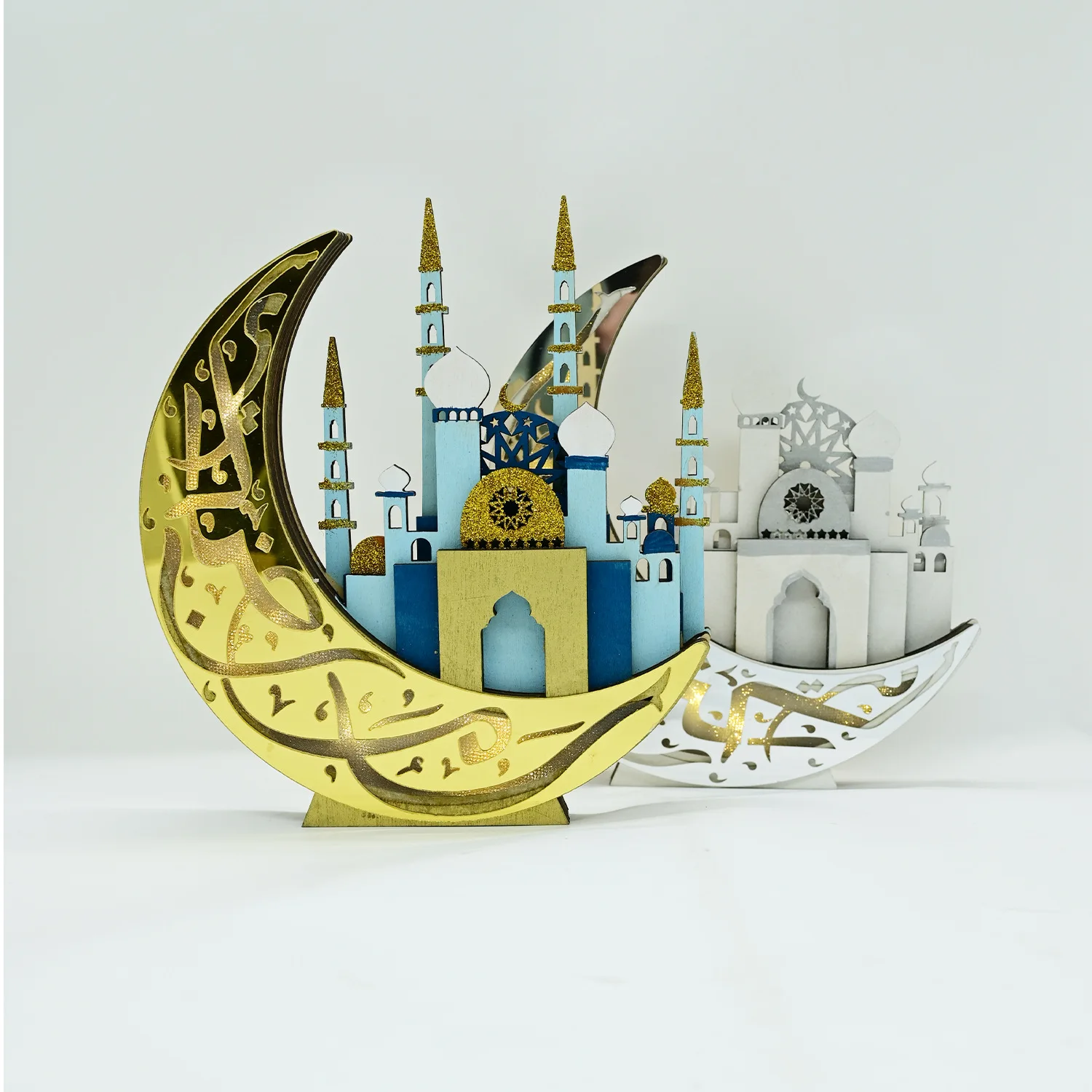 Wholesale Muslim Led Three-dimensional Wooden Ornament And Castle ...