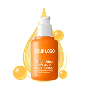 Hot Sale 30ml Hyaluronic Acid Glowing Skin Serum Vitamin C & Tripeptide Anti-Aging Brightener Dark Spot Corrector for Face Body