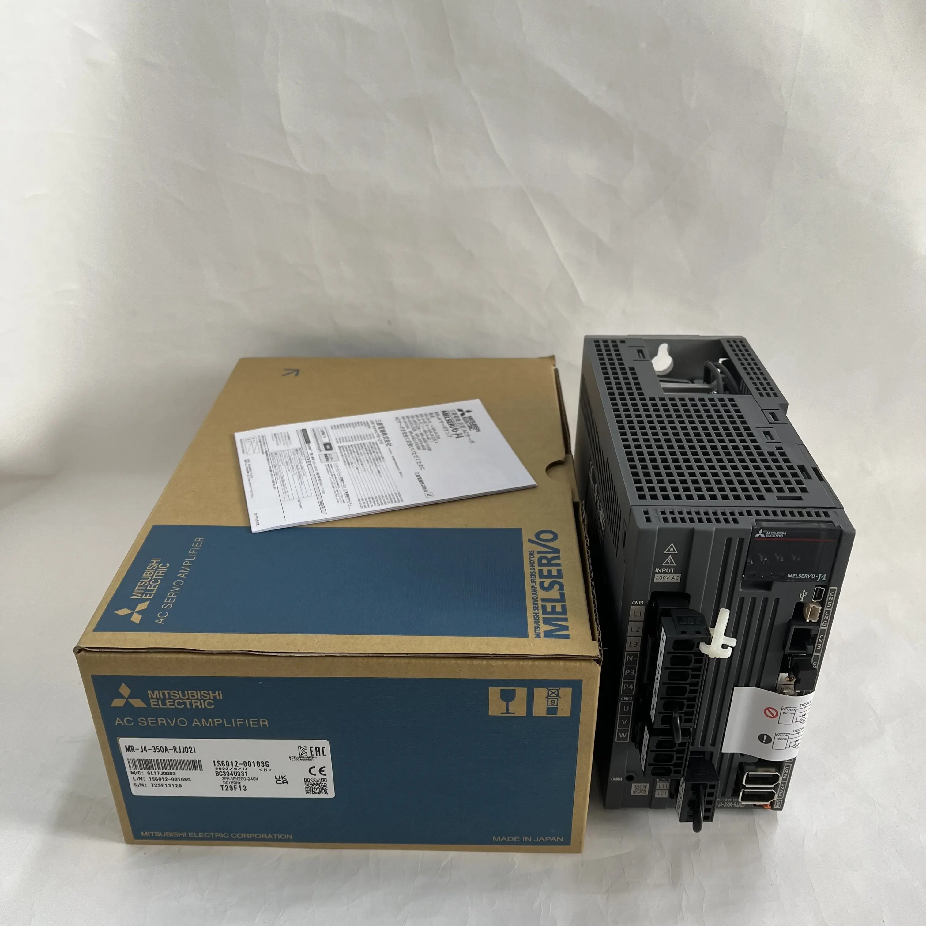 Mitsubishi AC servo amplifier MR-J4-350A-RJJ021